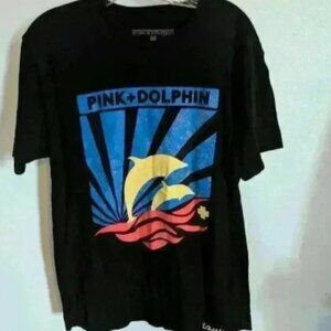 Pink dolphin tee shirt size M